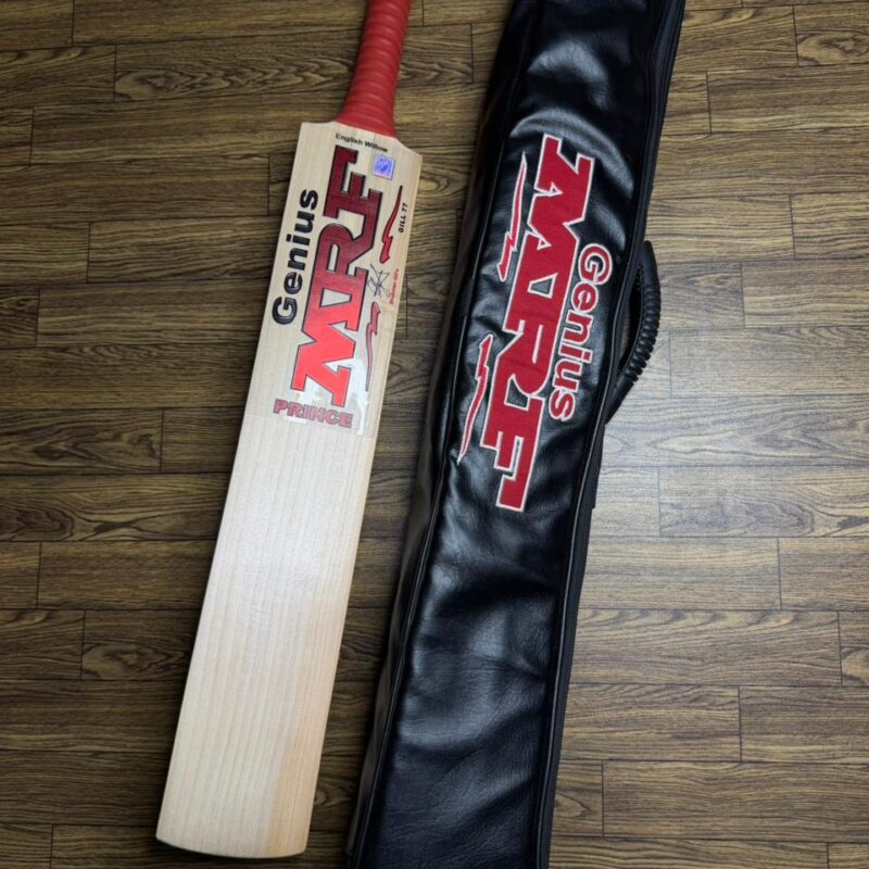 MRF Prince Cricket Bat Grade 1 English Willow 9+ Grains 2.10lbOZ
